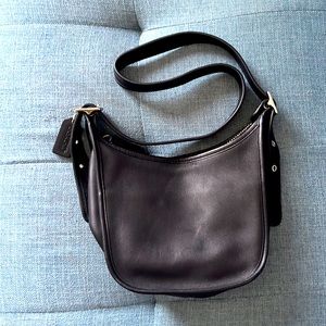 Leather COACH Bag in Black